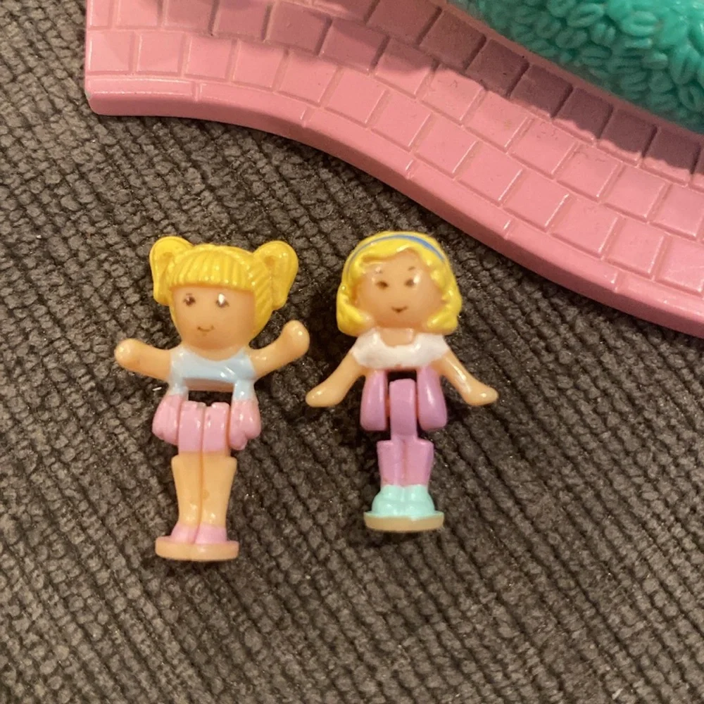 Vintage 1995 Polly Pocket Dance Studio Playset     kids girls dolls doll toy